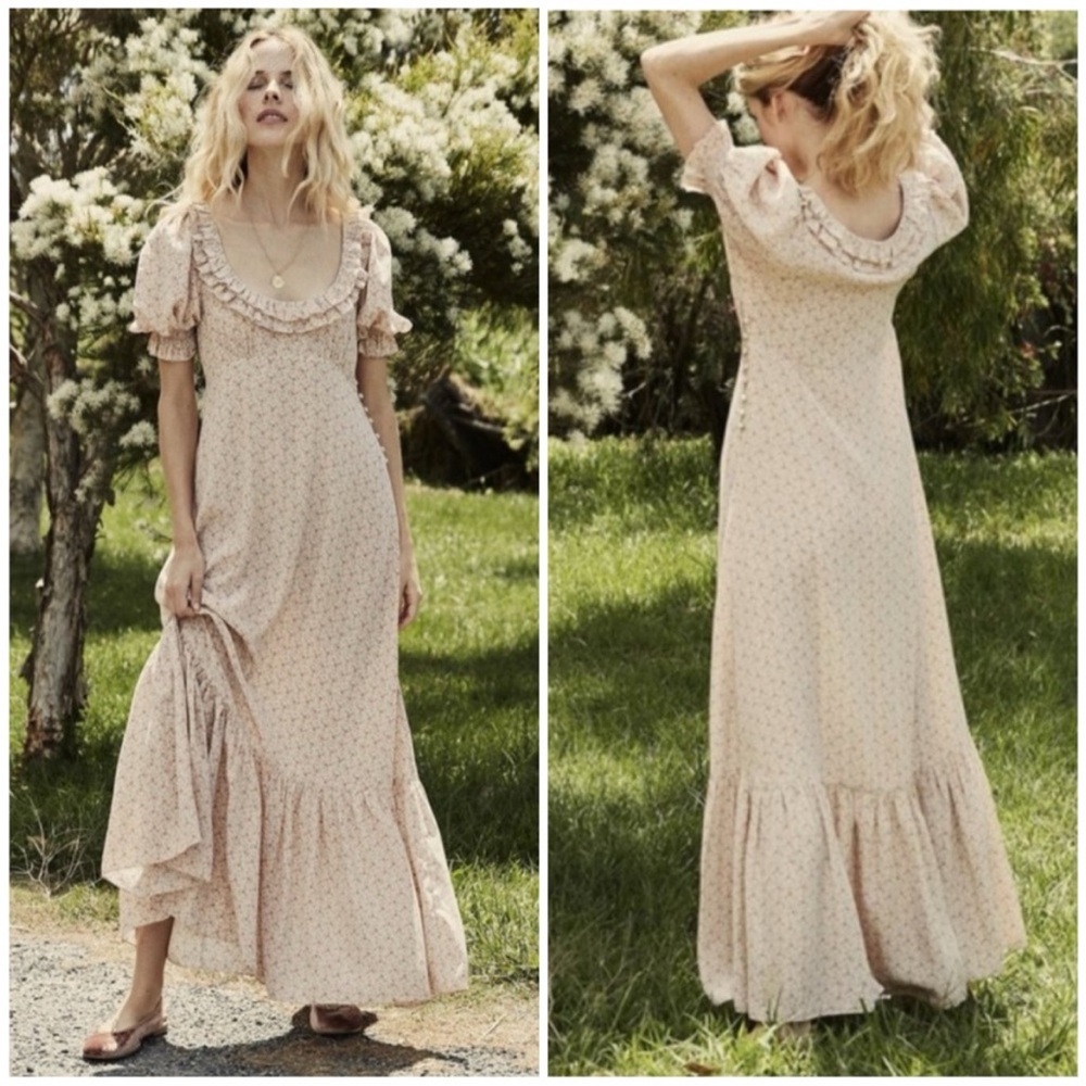 Doen Olive Maxi Dress Martha's Peach Garden